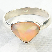 Precious opal ring Ethiopia size 53 Ag 925/1000 (2,6g)