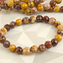 Mookaite stone bracelet with smooth beads