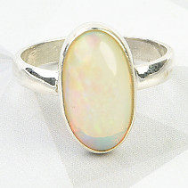 Precious opal ring Ethiopia Ag 925/1000 2,8g size 54