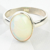 Precious opal ring Ethiopia size 52 Ag 925/1000 2,6g