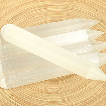 Selenite massage stick with tip