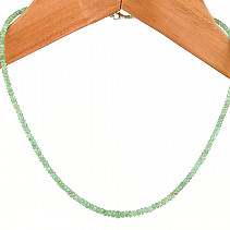 Smaragd jemný náhrdelník Ag 925/1000 9g