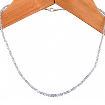 Exkluzivní safírový náhrdelník Ag 925/1000 6,8g