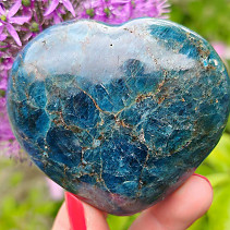 Smooth apatite heart 318 grams