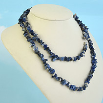 Sodalite necklace of irregular long