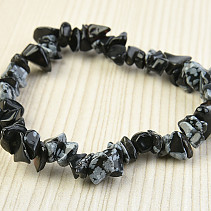 Bracelet made of obsidian flake - irregular