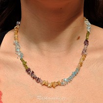 Necklace with small stones - mix