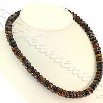 Tiger's eye necklace from dense