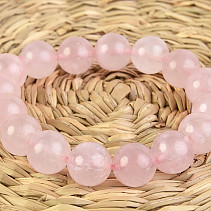Rose quartz bracelet big balls