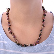 45 cm tourmaline necklace mix colors