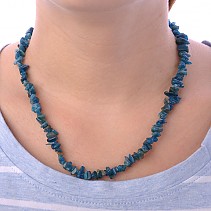 Necklace 45 cm blue apatite