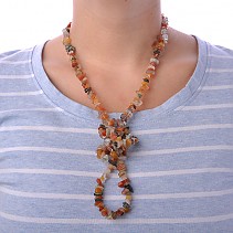 90 cm stone necklace mix