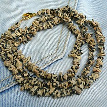 Dalmatian jasper necklace 60 cm fine pieces