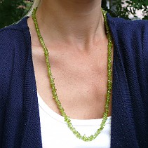 60 cm necklace olivine fine pieces