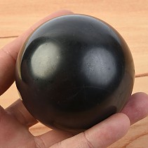 Shungites polished sphere seven centimeters (Russia)