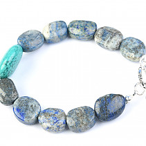 Lapis lazuli bracelet with 19 cm tyrkenitem