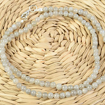 Necklace 50cm labradorite beads 4mm