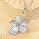 Silver pendant with chalcedony Ag 925/1000