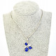 Lapis lazuli pendant flower Ag 925/1000