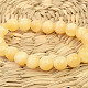 Yellow calcite bracelet 10mm