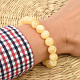 Yellow calcite bracelet 10mm