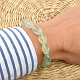 Fluorite bracelet cut oval