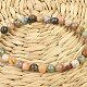 Bracelet various stones 6mm balls