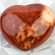 Carnelian polished heart 395g