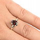 Oválný granát prsten Ag 925/1000 standard brus