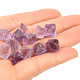 Crystal fluorite purple octahedron from China about 1.5 cm