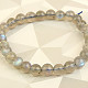 Bracelet labradorite QA smooth beads