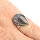 Agate ring Ag 925/1000 3,7g size 52