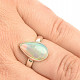 Precious opal ring Ethiopia Ag 925/1000 2,6g size 52