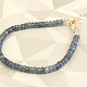 Sapphire bracelet lens cut Ag 925/1000