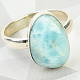 Larimar silver ring size 54 Ag 925/1000 (3,7g)
