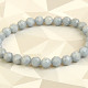 Angelite from Peru bracelet with polished beads