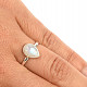Moonstone ring Ag 925/1000