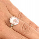 Ring with cut rose size 60 Ag 925/1000 3,1g
