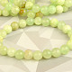 Calcite green ball bracelet