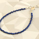 Bracelet lapis lazuli Ag 925/1000 facet balls
