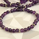 Amethyst face bracelet + bijou beads