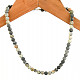 Necklace jasper piccasso beads 48cm