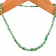 Smaragd náhrdelník oblázky Ag 925/1000 18,1g