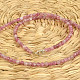 Necklace tourmaline rubellite cut fine Ag 925/1000