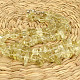 Lemonquartz (brazilianit) náhrdelník oblázky Ag 925/1000