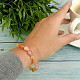 Carnelian bracelet with agate