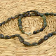 Australian opal drum necklace Ag 925/1000