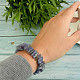 Tanzanite bracelet smooth stones 38g