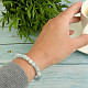 Cut aquamarine bracelet