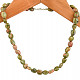 Epidote necklace pebbles Ag 925/1000